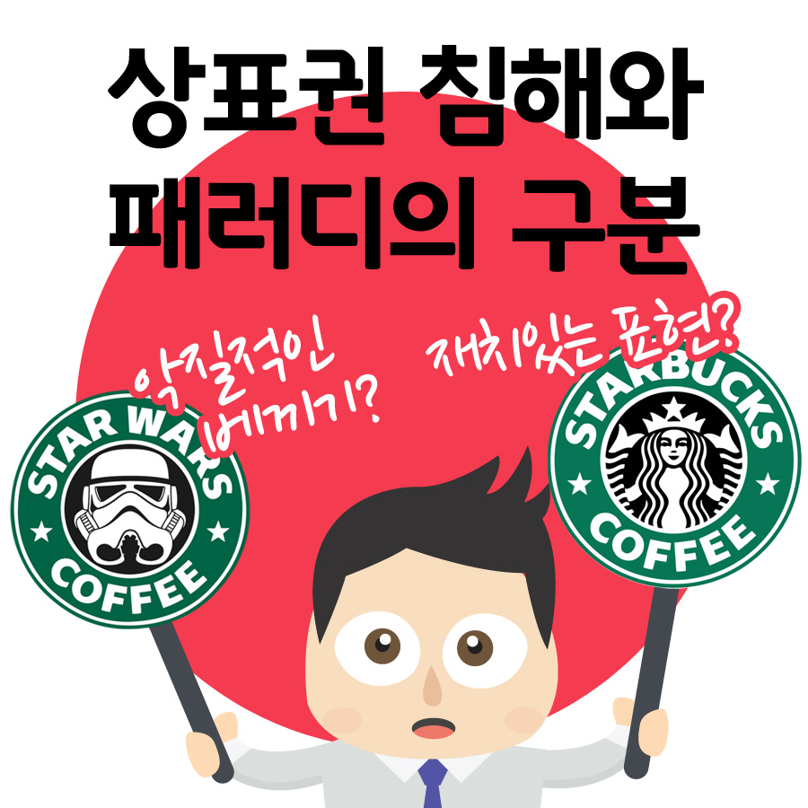 악질적인 베끼기? 재치있는 표현? 상표권 침해와 패러디의 애매한 구분!